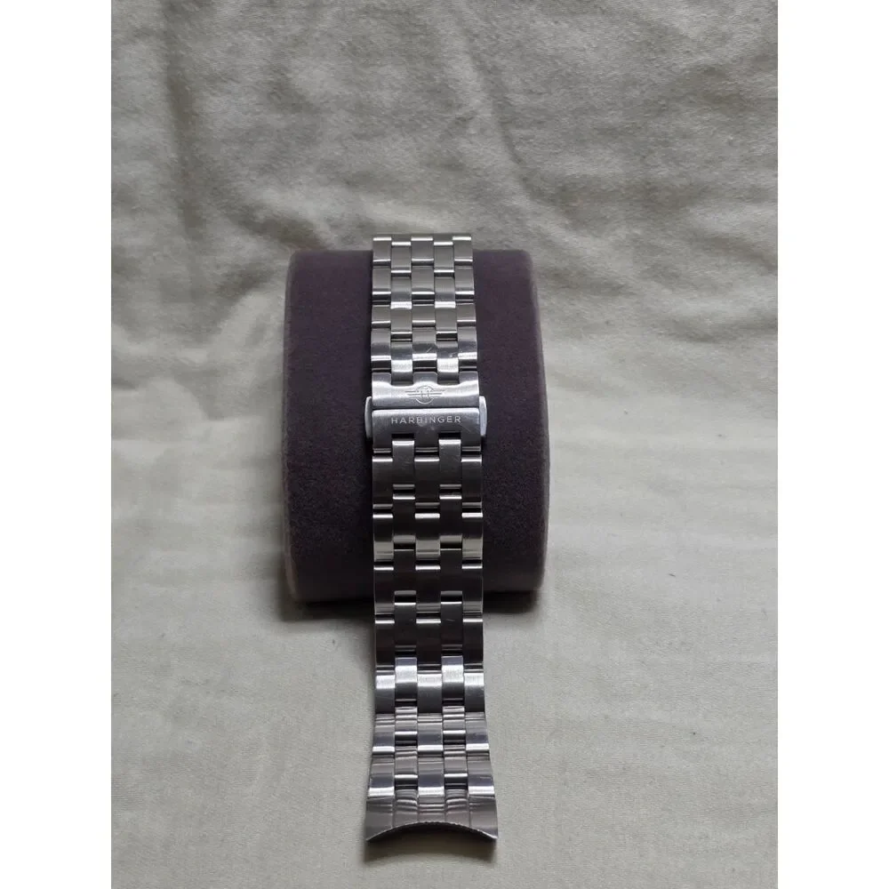 Harbinger Conquest HC1 Automatic Pilot Watch Sapphire Leather + Steel Bracelet